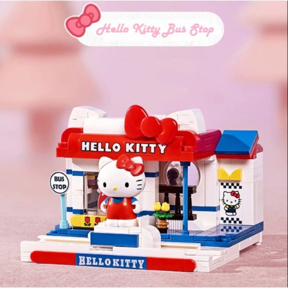 Amazon.com: nanoblock - Sanrio - Kuromi, Character  ✅ Official Sanrio City Streets 6Pc Building Blocks Sets Kuromi Kitty & More NEW main image 1